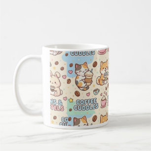 Coffee Cuddles Cute Classic Mug, 11 oz Coffee Mug