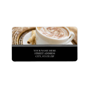 Coffee Cup Address Labels