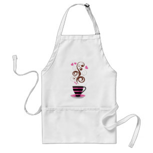 Coffee Cup, Arabica Coffee, Black Coffee, Hearts Standard Apron