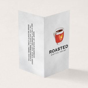 Coffee cup   Barista Business Card