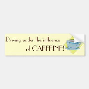 Coffee Cup Bumper Sticker