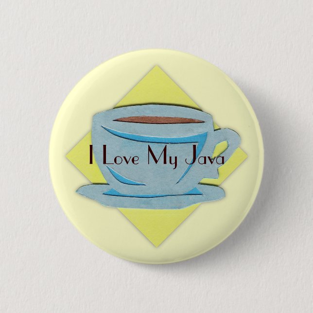 Coffee Cup Button (Front)