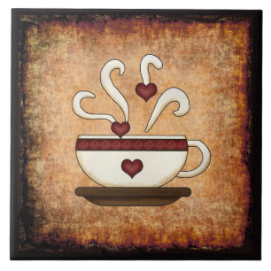 Coffee Cup Ceramic Kitchen Tile