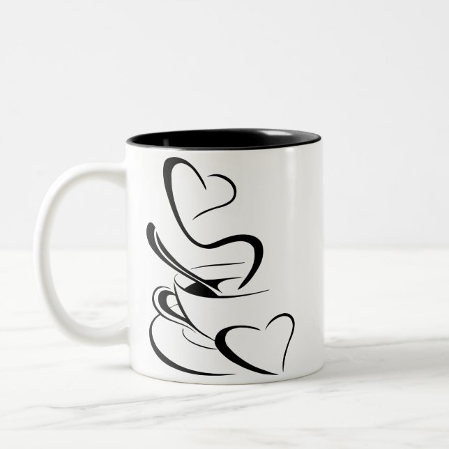 Coffee cup clipart illustration (Left)