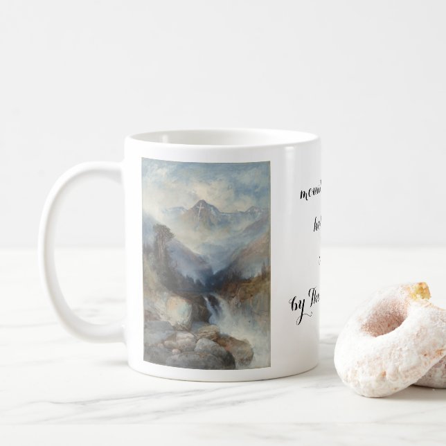 coffee cup gallery art, mountain of the holy cross (With Donut)