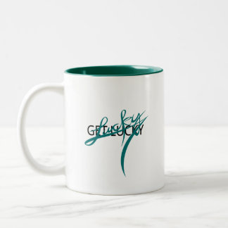 Coffee Cup: Get Lucky Two-Tone Coffee Mug