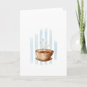 Coffee Cup Greeting Card