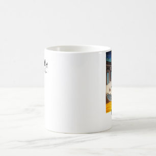 Coffee Cup- Irie Manhattan Beach. barrel Coffee Mug