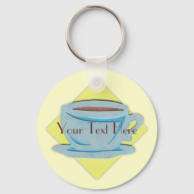 Coffee Cup Keychain (Front)