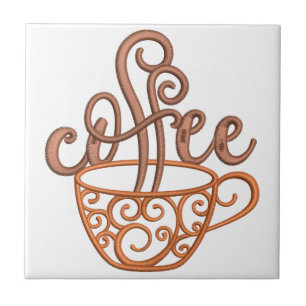 Coffee Cup Kitchen Dining Decor Tile