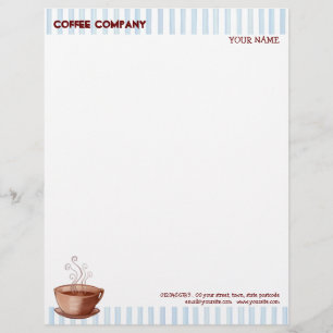 Coffee Cup Letterhead
