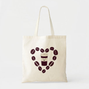 Coffee Cup Love Tote Bag