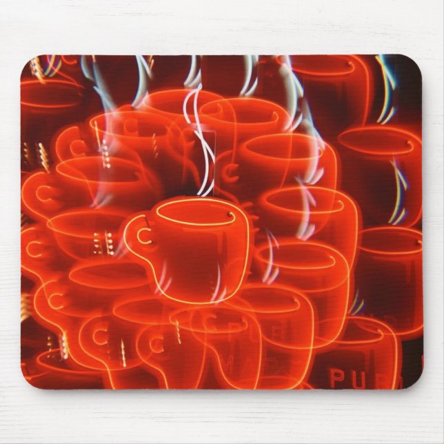 coffee cup madness mouse mat (Front)