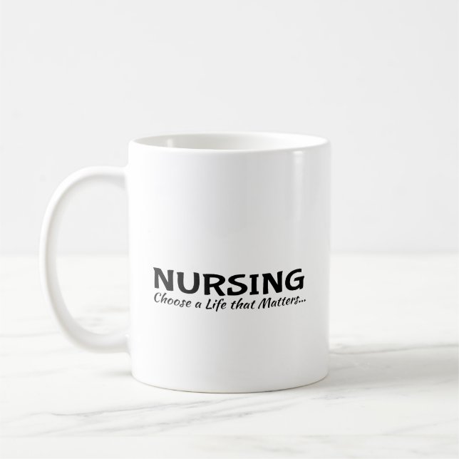 Coffee Cup: Nursing Mug (Left)