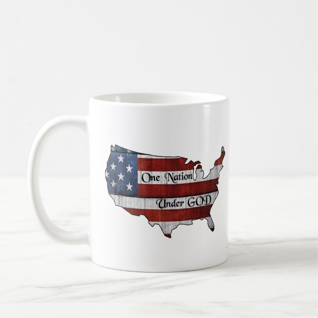 Coffee Cup: One Nation Under God Mug (Left)