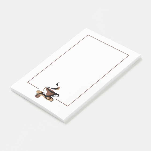 Coffee Cup Post-it Notes (Angled)