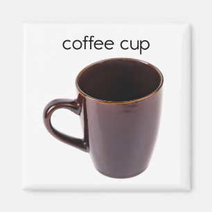Coffee Cup Refrigerator Magnet