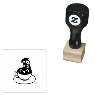 Coffee Cup Self Inking Stamp