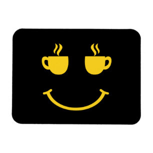 Coffee Cup Smile Magnet