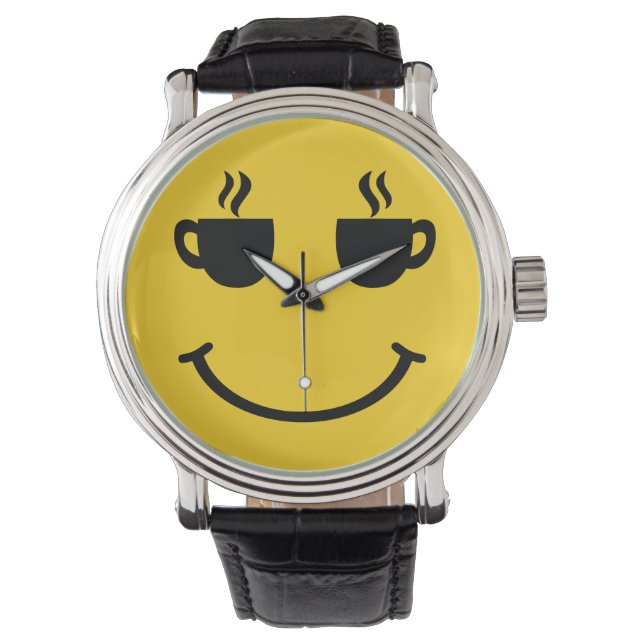 Coffee Cup Smile Watch (Front)
