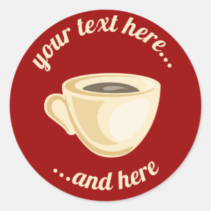 Coffee Cup Sticker