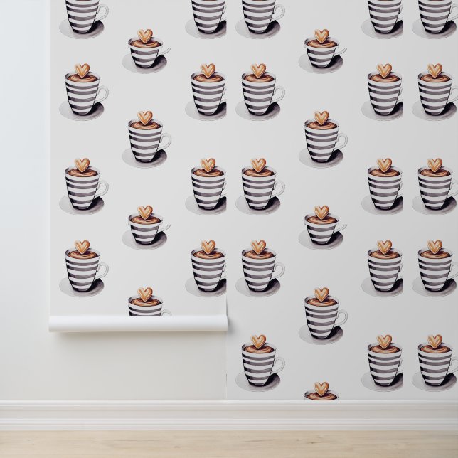 Coffee cup wall paper wallpaper (Application)