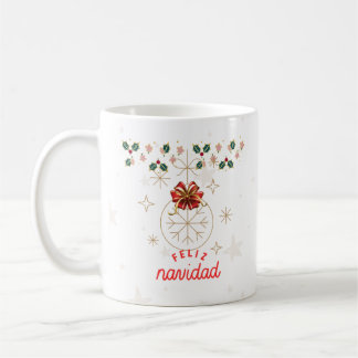 "Coffee cup with chic Christmas design"