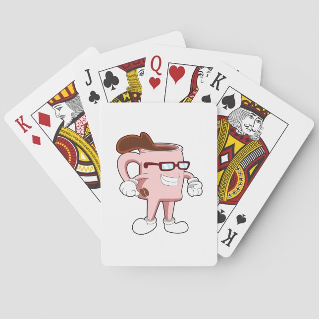 Coffee cup with Coffee Playing Cards (Back)