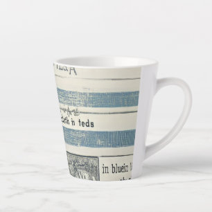 Coffee Cup with Ocean Details