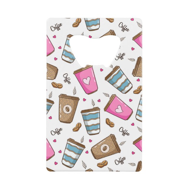 Coffee Cups, Coffee Beans, Hearts, Coffee Lover (Front)
