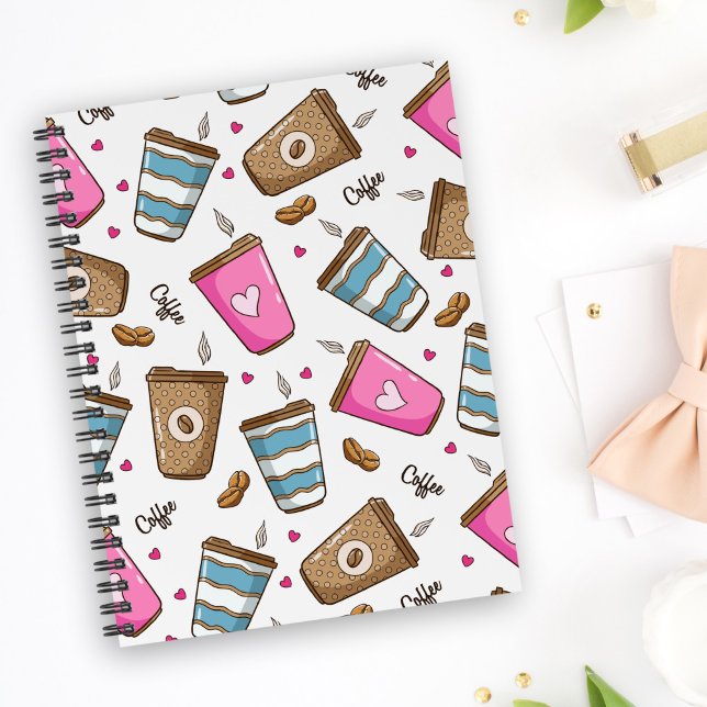 Coffee Cups, Coffee Beans, Hearts, Coffee Lover Planner (Creator Uploaded)