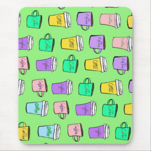 coffee cups mouse mat