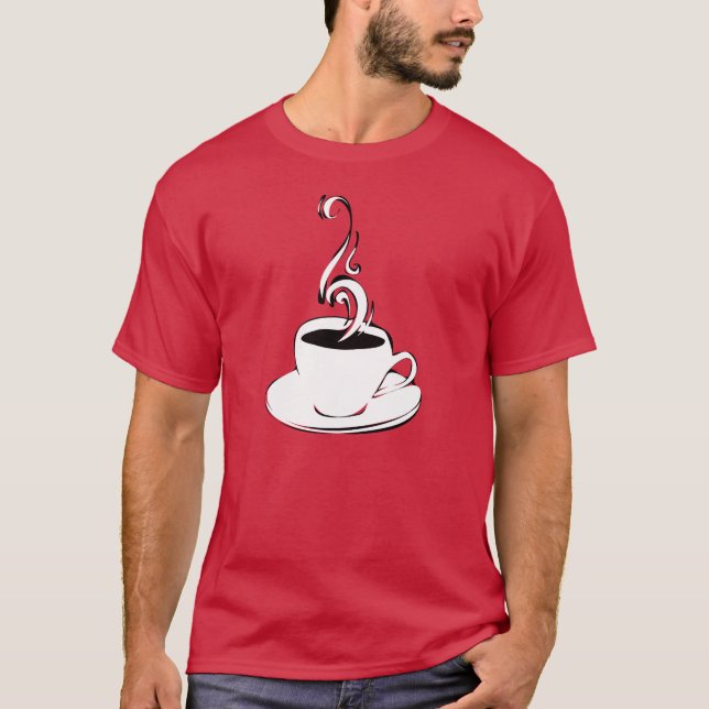 coffee curls T-Shirt (Front)