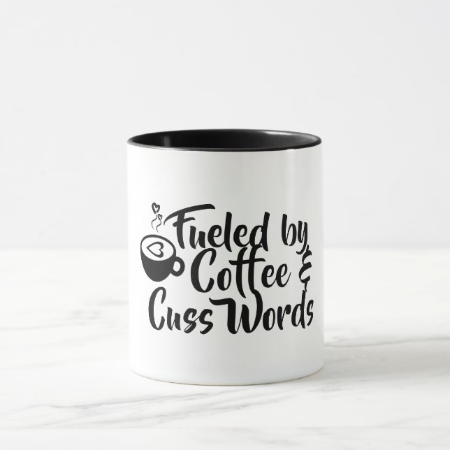 Coffee & Cuss Words  Mug (Center)