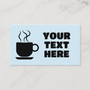 COFFEE CUSTOM BUSINESS CARDS