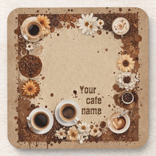 Coffee customise  coaster (Front)