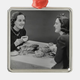 Coffee Date Metal Tree Decoration