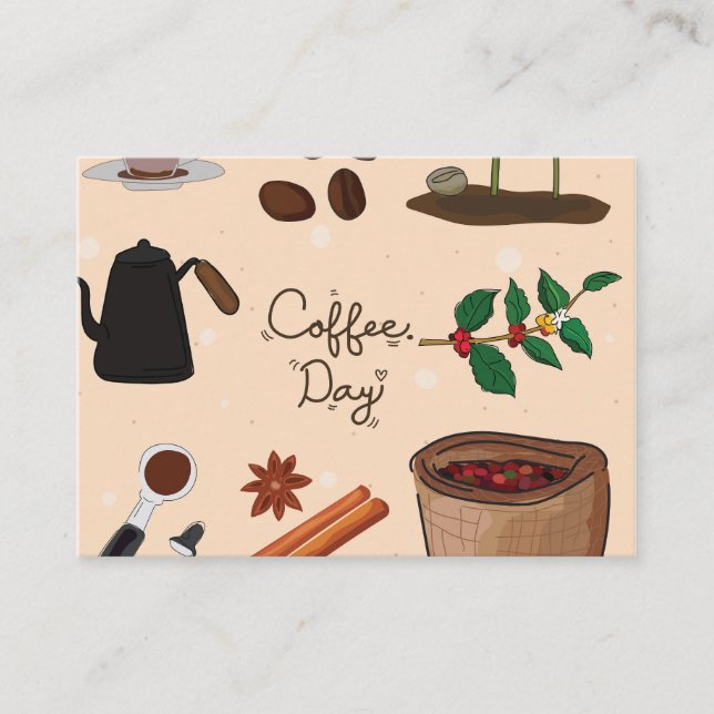 Coffee day enclosure card (Front)