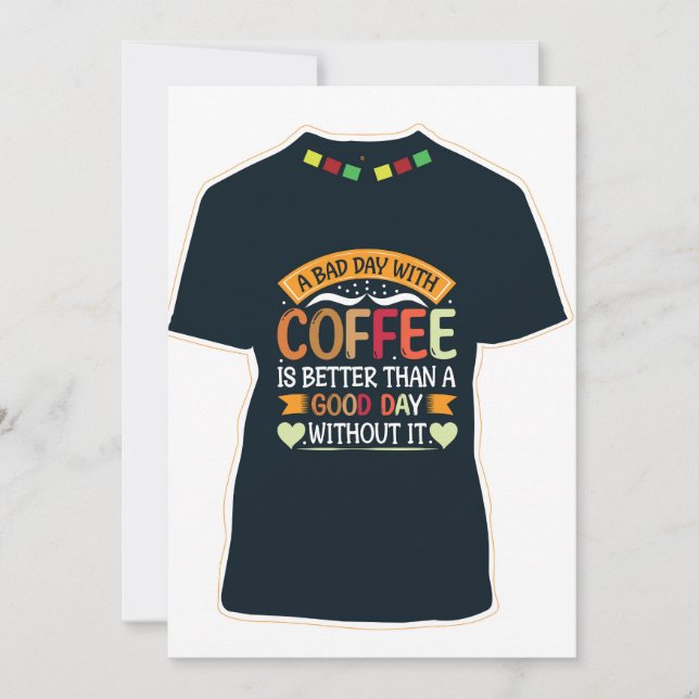 Coffee Day Invitation (Front)