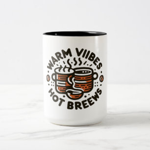 Coffee Day Two-Tone Coffee Mug
