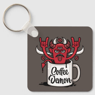 Coffee Demon Key Ring