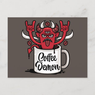Coffee Demon Postcard