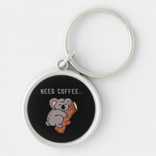 Coffee Design Funny Key Ring