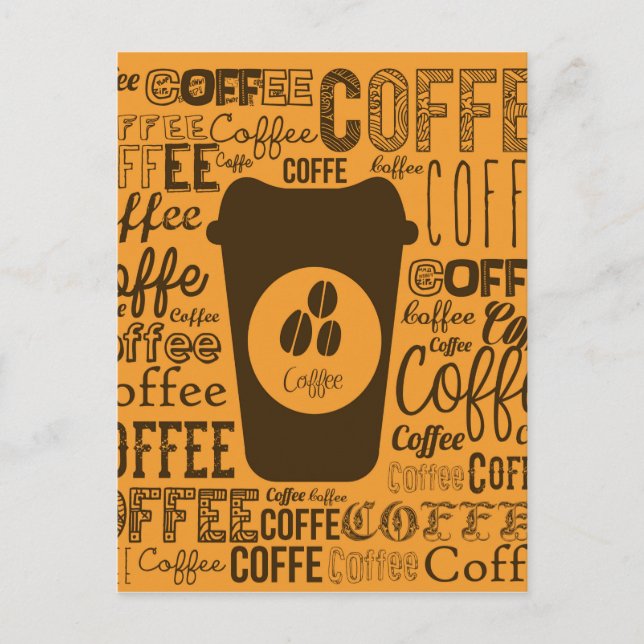 coffee design postcard (Front)