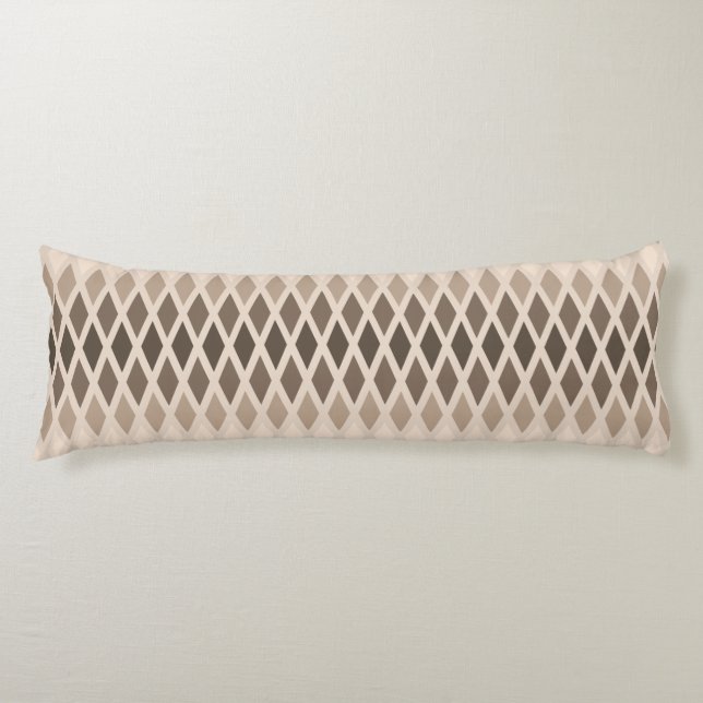 Coffee Diamond Ombre Body Cushion (Front)