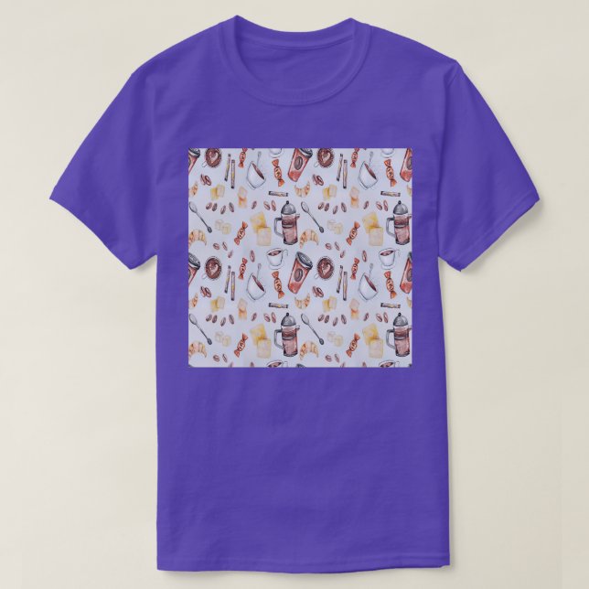 coffee digtal art T-Shirt (Design Front)