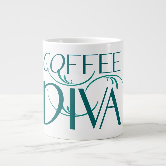 Coffee Diva Jumbo Mug (Front)