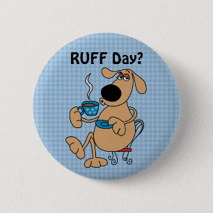 Coffee Dog Button