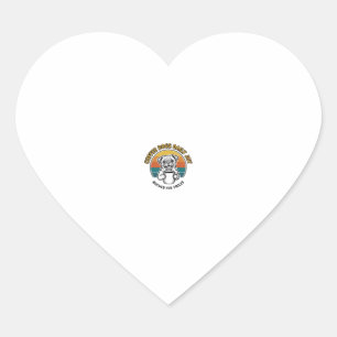 Coffee Dog Shirt Vintage Engraved Pup Mug Design_1 Heart Sticker