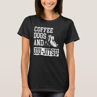 Coffee Dogs Jiu Jitsu BJJ Dogs T-Shirt